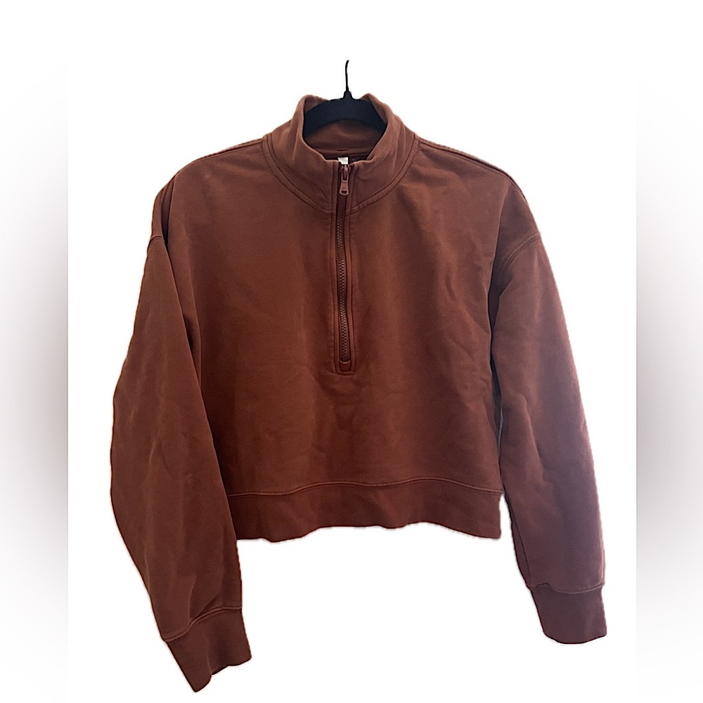 Fabletics Cropped Quarter Zip